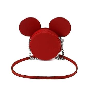 Disney Icons Disney Mickey Mouse Sac à chaîne large Rouge 3