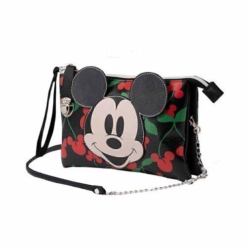 Disney Mickey Mouse Cherry-Bolso Handy Triple, Multicolor