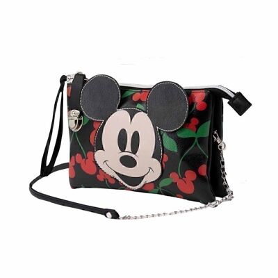 Disney Mickey Mouse Cherry-Triple Handy Bag, Multicolor