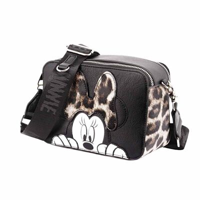Disney Minnie Mouse Classy-IBiskuit-Tasche, Schwarz