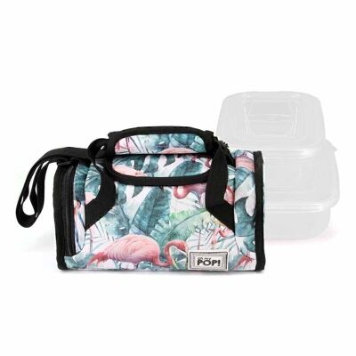 Oh My Pop! Tropical Flamingo-Food Bag Mailbox, Green