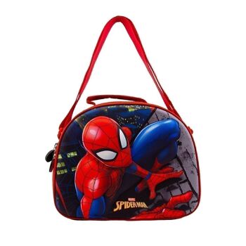Marvel Spiderman Wall-3D Sac à goûter Multicolore 3