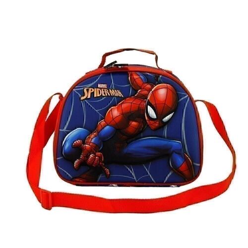 Marvel Spiderman Motions-Bolsa Portamerienda 3D, Rojo