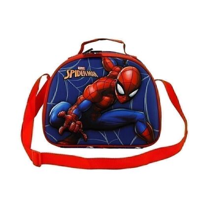 Marvel Spiderman Motions-3D Lunch Bag, Red