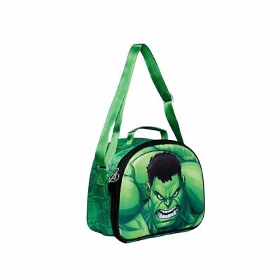 Marvel Hulk Destroy-3D Lunch Bag, Green