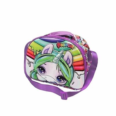 Poopsie Slime Surprise Rainbow-3D Lunch Bag, Multicolore