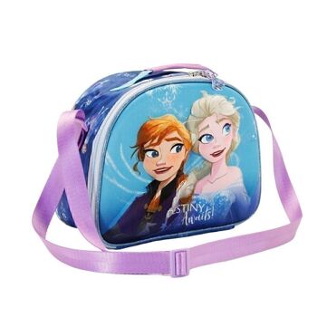 Disney La Reine des Neiges 2 Destiny-3D Sac à déjeuner Bleu 2