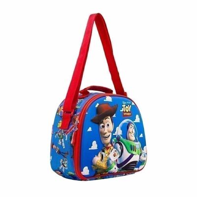 Disney Toy Story Buzz and Woody-3D Lunch Bag, Blue