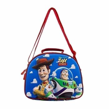 Disney Toy Story Buzz et Woody-3D Sac à déjeuner Bleu 2