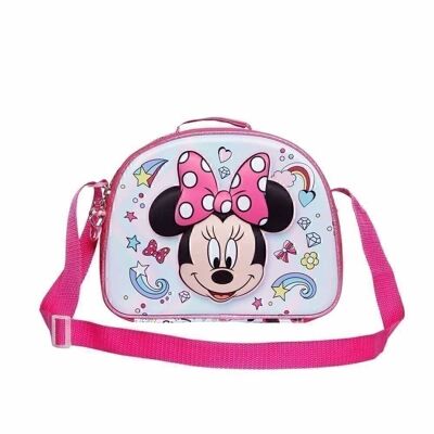 Disney Minnie Mouse Laugh-3D Sac à goûter Rose