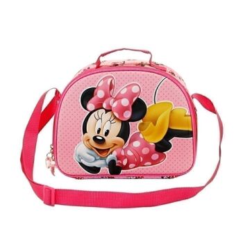 Disney Minnie Mouse Lying-3D Sac à goûter Rose 2