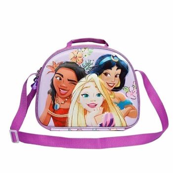 Disney Princesses Fairytale-3D Lunch Bag, Mauve 3