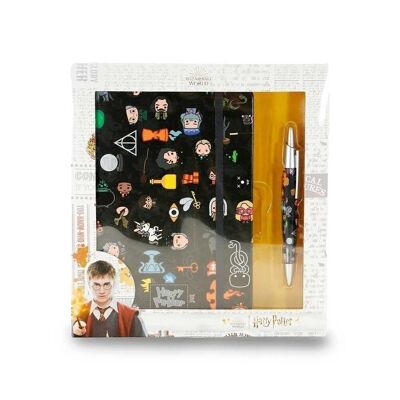 Harry Potter Leviosa-Coffret Cadeau avec Journal et Stylo, Multicolore