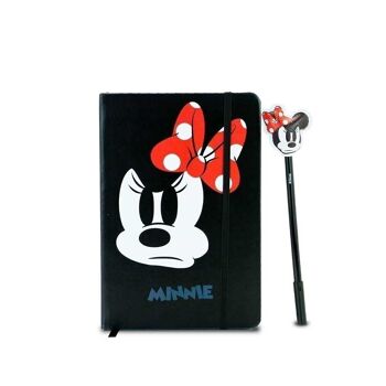 Disney Minnie Mouse Angry-Coffret cadeau avec journal et stylo tendance, multicolore 3