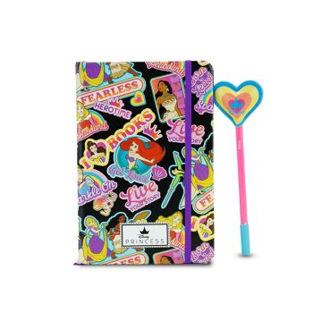Disney Princesses Fearless-Coffret cadeau avec journal intime et stylo tendance Multicolore 5