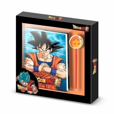 Dragon Ball (Dragon Ball) Warrior-Gift Box with Fashion Notebook and Pencil, Multicolor