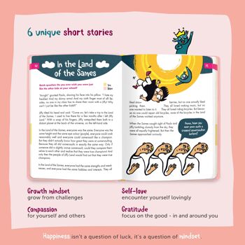 Le journal 6 minutes pour les enfants en FR - Le journal 6 minutes pour les enfants - Gratitude, journal des sentiments, journal pour enfants - Flamingo Pink 4