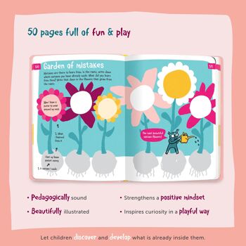 Le journal 6 minutes pour les enfants en FR - Le journal 6 minutes pour les enfants - Gratitude, journal des sentiments, journal pour enfants - Flamingo Pink 5