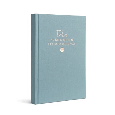 The 6-minute success journal PUR - personality development & daily planner - watercolor blue