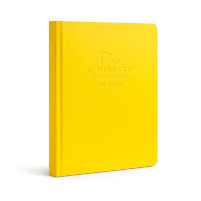 The 6 minute journal for children - emotion journal & gratitude journal - yellow