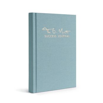 The 6-Minute Success Journal in EN - The 6-Minute Success Journal - planificateur quotidien, développement personnel, productivité - Bleu ciel 1