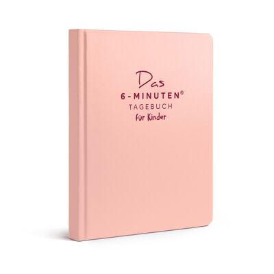 The 6-minute diary for children - emotion diary & gratitude diary - pink