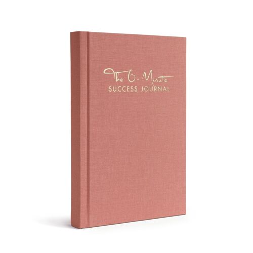 Das 6-Minuten Erfolgsjournal in EN - The 6-Minute Success Journal - Tagesplaner, Persönlichkeitsentwicklung, Produktivität - Antique pink