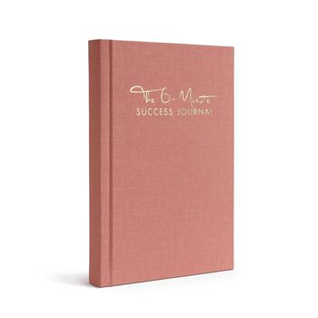 The 6-Minute Success Journal in EN - The 6-Minute Success Journal - planificateur quotidien, développement personnel, productivité - Rose antique 1