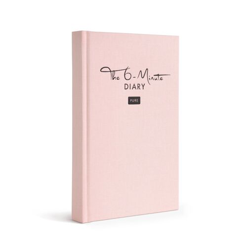 Das 6-Minuten Tagebuch in EN - The 6-Minute Diary - Dankbarkeit, Tagebuch, Achtsamkeit - dusty rose