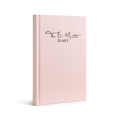 Das 6-Minuten Tagebuch in EN - The 6-Minute Diary - Dankbarkeit, Tagebuch, Achtsamkeit - dusty rose