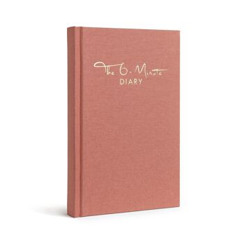 The 6-Minute Diary in EN - The 6-Minute Diary - gratitude, journal intime, pleine conscience - vieux rose 1