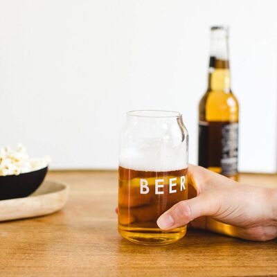 Boxed BEER Glass Can