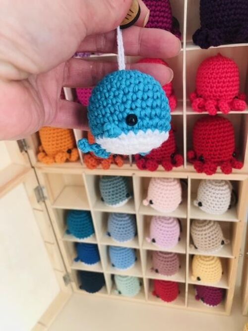 Accessoires Amigurumis porte-clefs Baleine x16