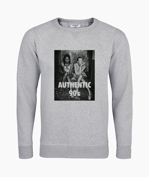 Authentic 90's gray unisex sweatshirt