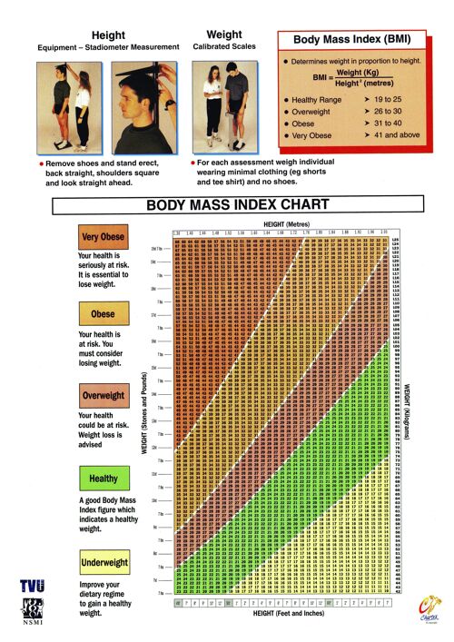 Height And Weight Measurement Poster