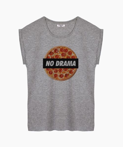 No drama gray women's t-shirt