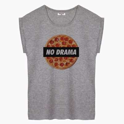 No drama gray women's t-shirt
