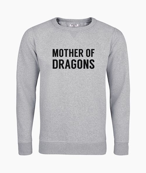 Mother of dragons gray unisex sweatshirt