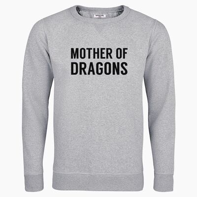 Mother of dragons gray unisex sweatshirt