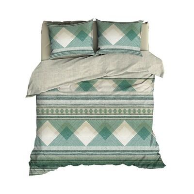 Satin D'Or Duvet Cover Courban Sage Green 270x220