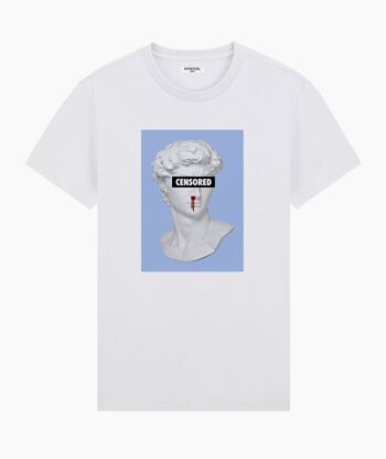 David censuré t-shirt unisexe 1