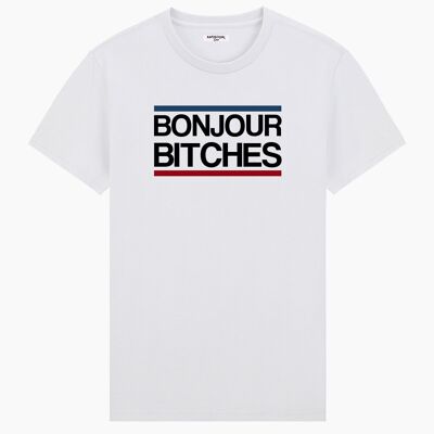T-shirt unisex Bonjour Bitches