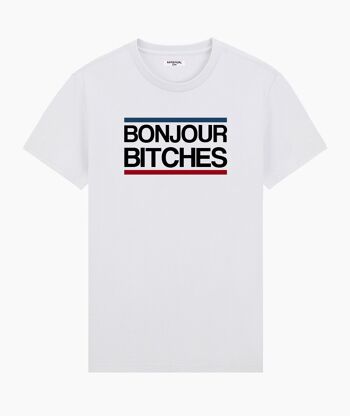 Bonjour chiennes t-shirt unisexe 1