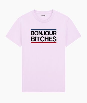 Bonjour chiennes t-shirt unisexe 2