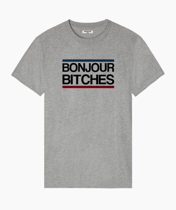 Bonjour chiennes t-shirt unisexe 3