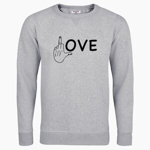 SWEAT-SHIRT UNISEXE GRIS FUCKLOVE