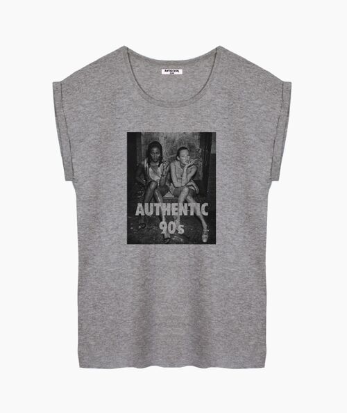 Authentic 90´s gray women's t-shirt