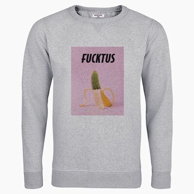 FUCKTUS GREY UNISEX SWEATSHIRT