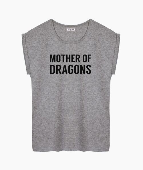 Mother of dragons gray women's t-shirt