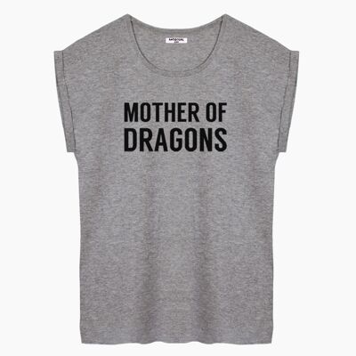 Mother of dragons gray women's t-shirt
